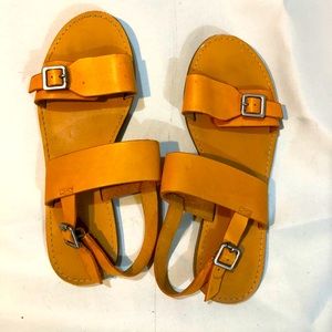 Madewell leather sandals.